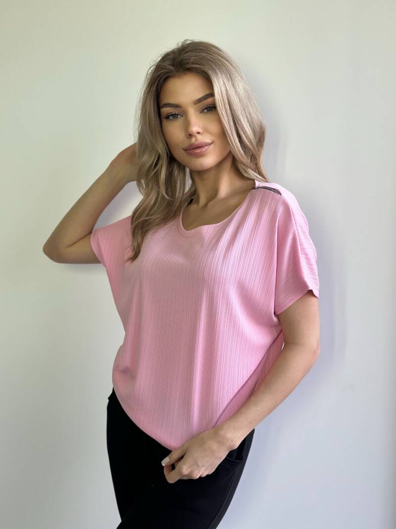 Bluzki damskie (Polska produkt) Roz 44-52 Paczka 5 szt /1 Kolor